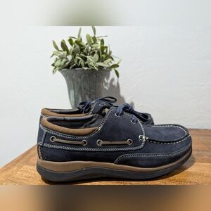 Propet blue boat‎ shoe 10 xx(5E)
